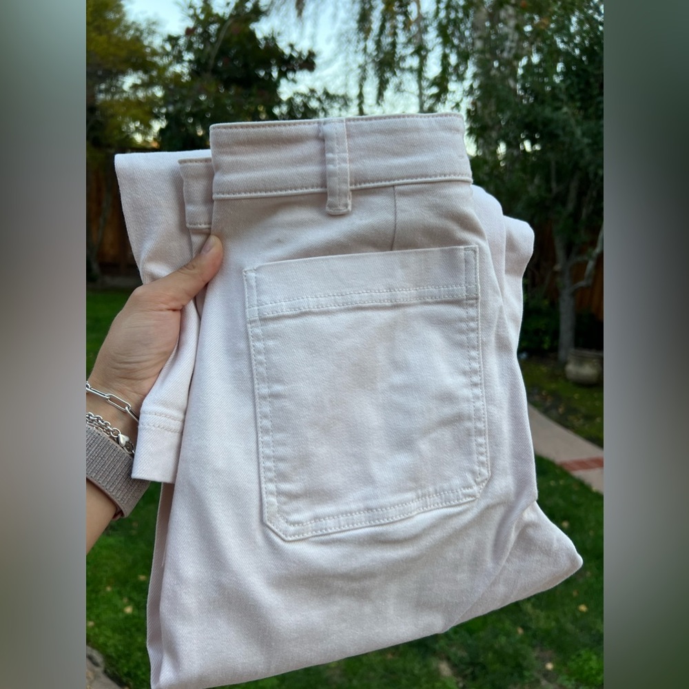 Women’s size 0 Everlane pale pink jeans